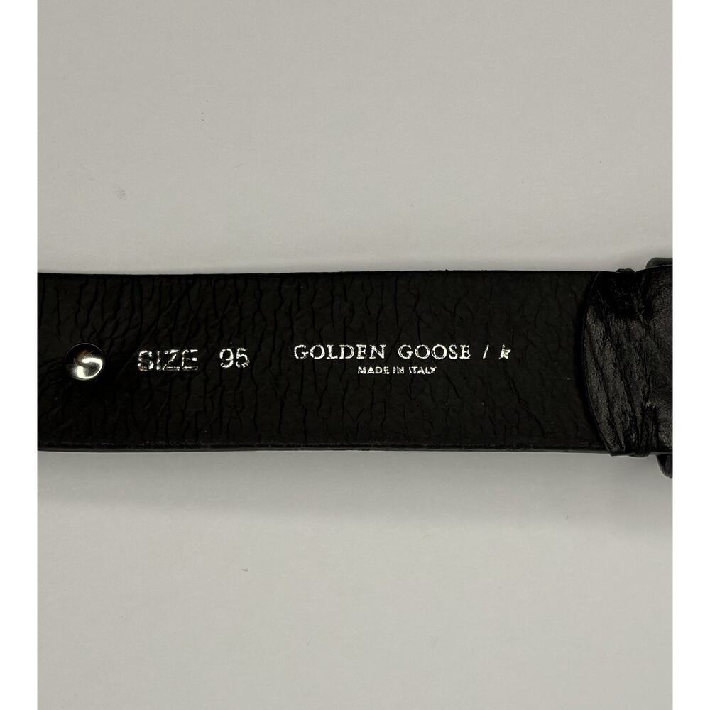 Golden Goose Trinidad Studded Leather Belt Sz 95 - Picture 6 of 6